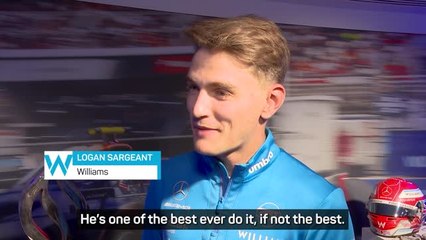 Hamilton 'one of the best to ever do it' - Sargeant