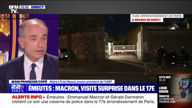 Émeutes: Nous sommes un certain nombre de maires à tirer la sonnette d'alarme , affirme Jean-François Copé (maire LR de Meaux)