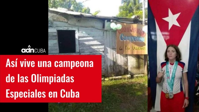 Denuncian que atleta olímpica cubana con discapacidad vive en pésimas condiciones