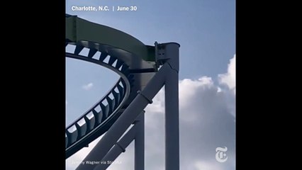 Lunaparkta ölümle burun buruna eğlence! ABD'de onlarca kişinin bindiği hız trenindeki derin çatlak yürekleri ağza getirdi