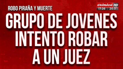 Según el fiscal, el juez que mató a dos ladrones actuó en legítima defensa