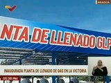 Gobierno Bolivariano inaugura Planta de Llenado de Gas en la Victoria edo. Aragua