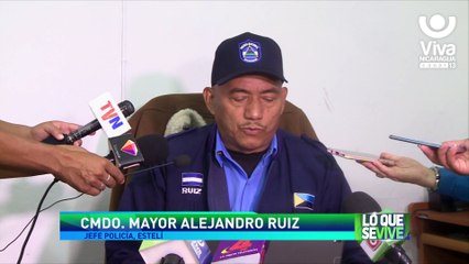Policía da a conocer el resultado del enfrentamiento a la delincuencia en Estelí