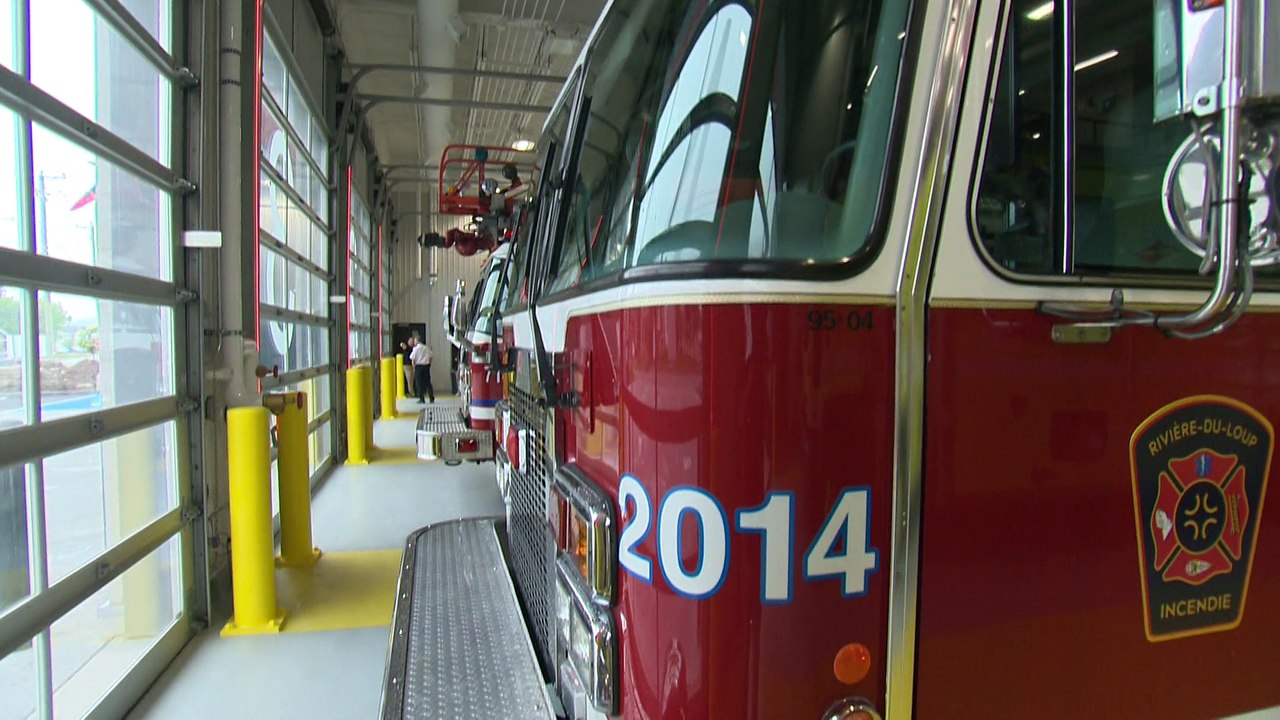 Service incendie : les pompiers de Rivière-du-Loup officiellement déménagés