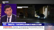 Émeutes: 17 personnes ont été interpellées à Paris et en petite couronne lundi soir selon un dernier bilan