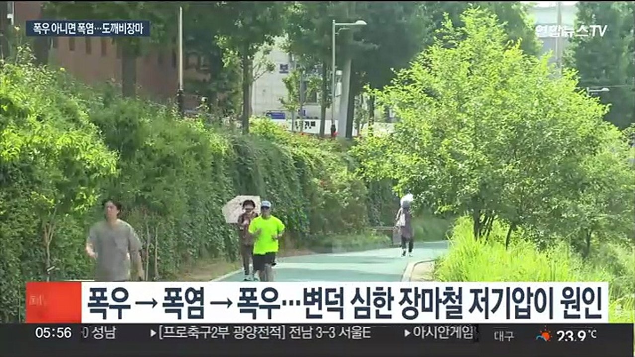 폭우→폭염→폭우…올여름 '도깨비 장마' 원인은?