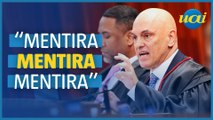Moraes faz lista de mentiras de Bolsonaro em reunião com embaixadores