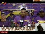 Caracas | MEP rechaza injerencia de EE.UU sobre asuntos internos de Venezuela