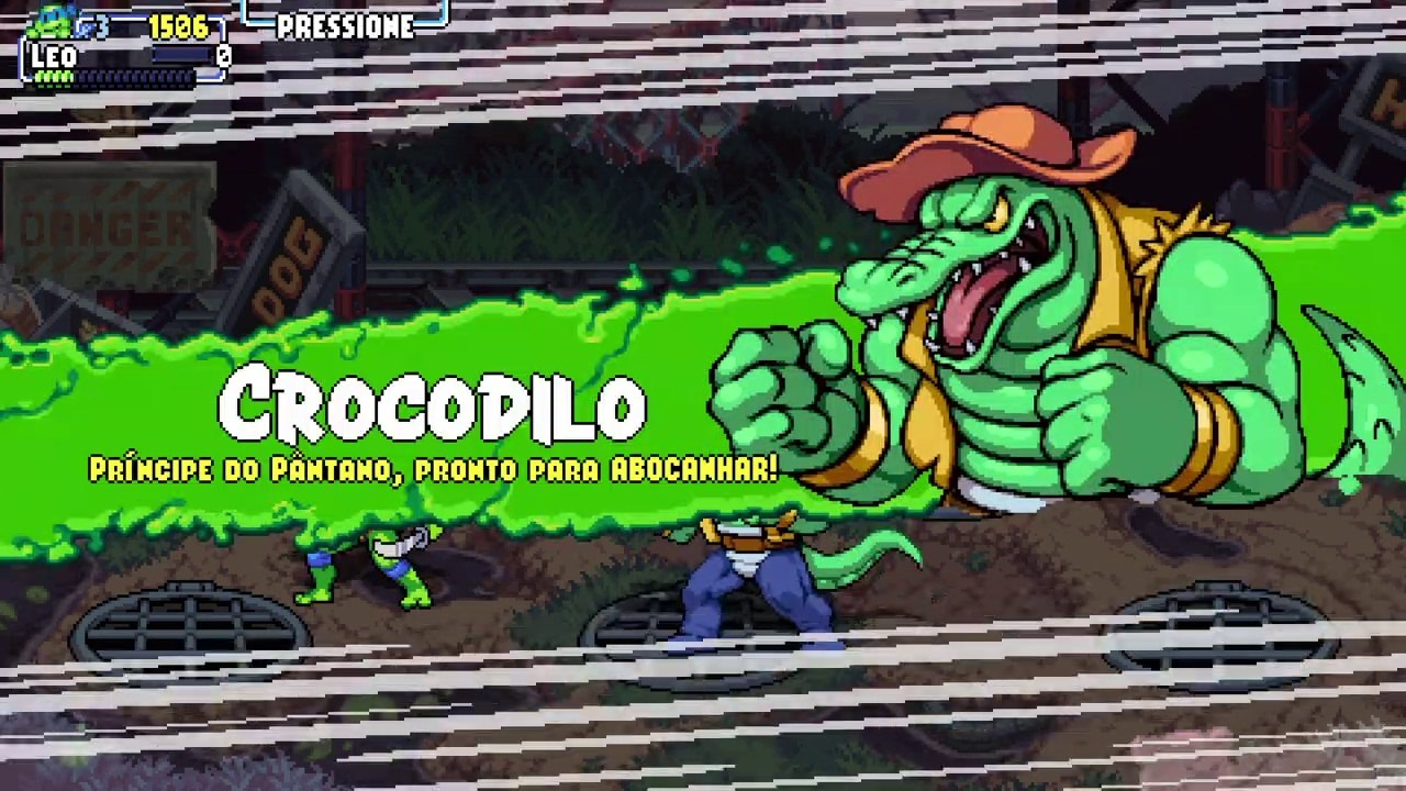 TMNT: Shredder's Revenge - Gnarly Difficulty - Stage 09 - Leonardo - Solo - Story Mode