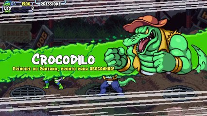 TMNT: Shredder's Revenge - Gnarly Difficulty - Stage 09 - Leonardo - Solo - Story Mode