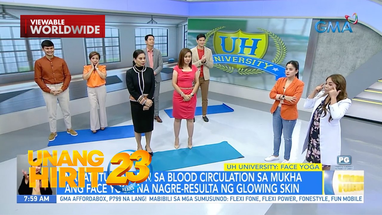 UH University: Face Yoga 101 with UH Barkada | Unang Hirit