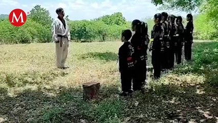Conoce a Daniel Hervert, maestro de Taekwondo que da clases de una manera rústica en Hidalgo