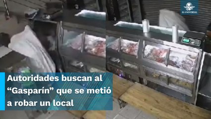 Así fue como “fantasma” robó carnicería y quedó grabado