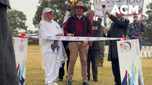Legacy Torch Relay Tamworth. Video by Gareth Gardner for ACM