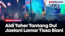 Datang ke Konser, Aldi Taher Tantang Dul Jaelani Lamar Tissa Biani di Panggung