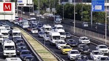Caos en la autopista México-Puebla: pelea campal tras incidente vial