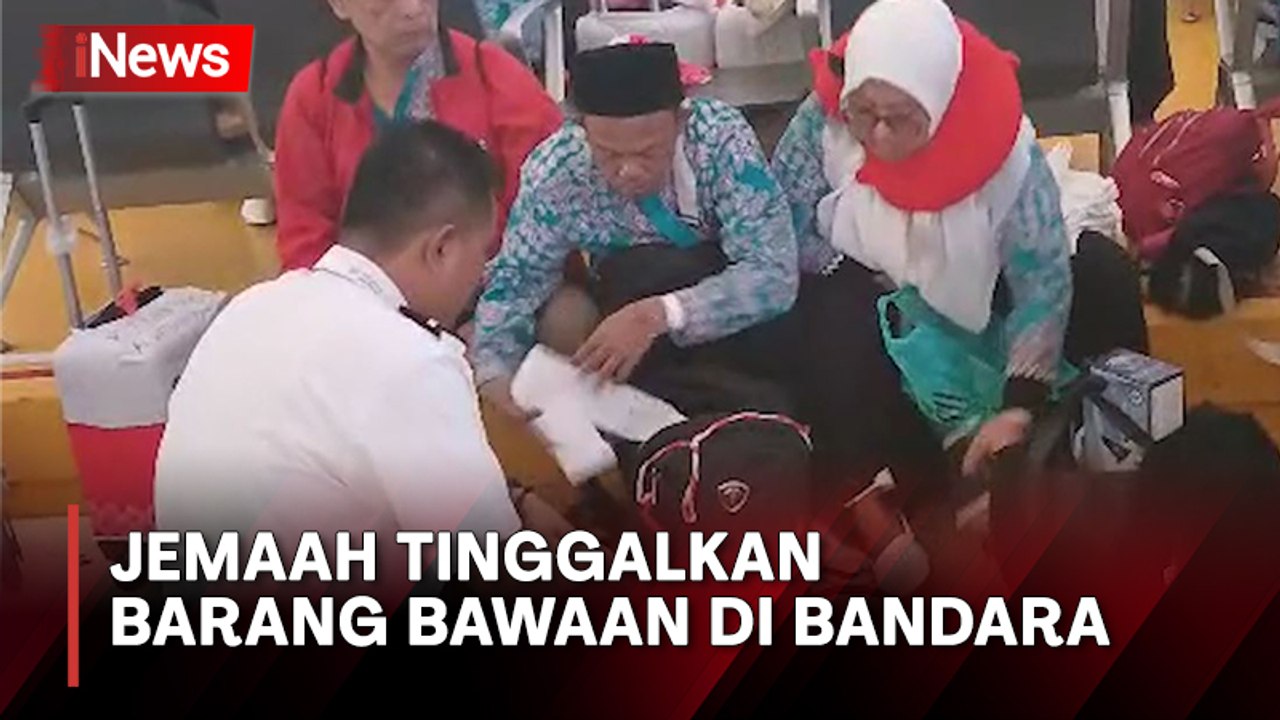 Barang Bawaan Jemaah Haji Indonesia Berakhir di Kantong Hitam Kebersihan Bandara