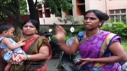 Stranger Injured  The Lady Due To Rash Driving  _ Hyderabad _ V6 News