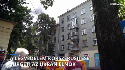 Az ukrán légvédelem korszerűsítését sürgeti Zelenszkij