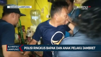 Detik-detik Polisi Ringkus Bapak dan Anak Pelaku Jambret