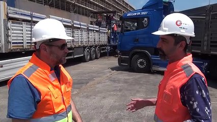 Çelebi Bandırma Limanı'nda Canlı Hayvan Tahliyesi Hızlı Sürüyor