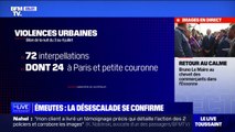 Nuit d'émeutes: 72 interpellations ont eu lieu dans la nuit de lundi à mardi en France