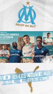 Les nouveaux maillots de l'Olympique de Marseille sont disponibles