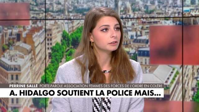 Perrine Sallé : «Aujourd'hui la police est traquée et nos familles sont menacées.»