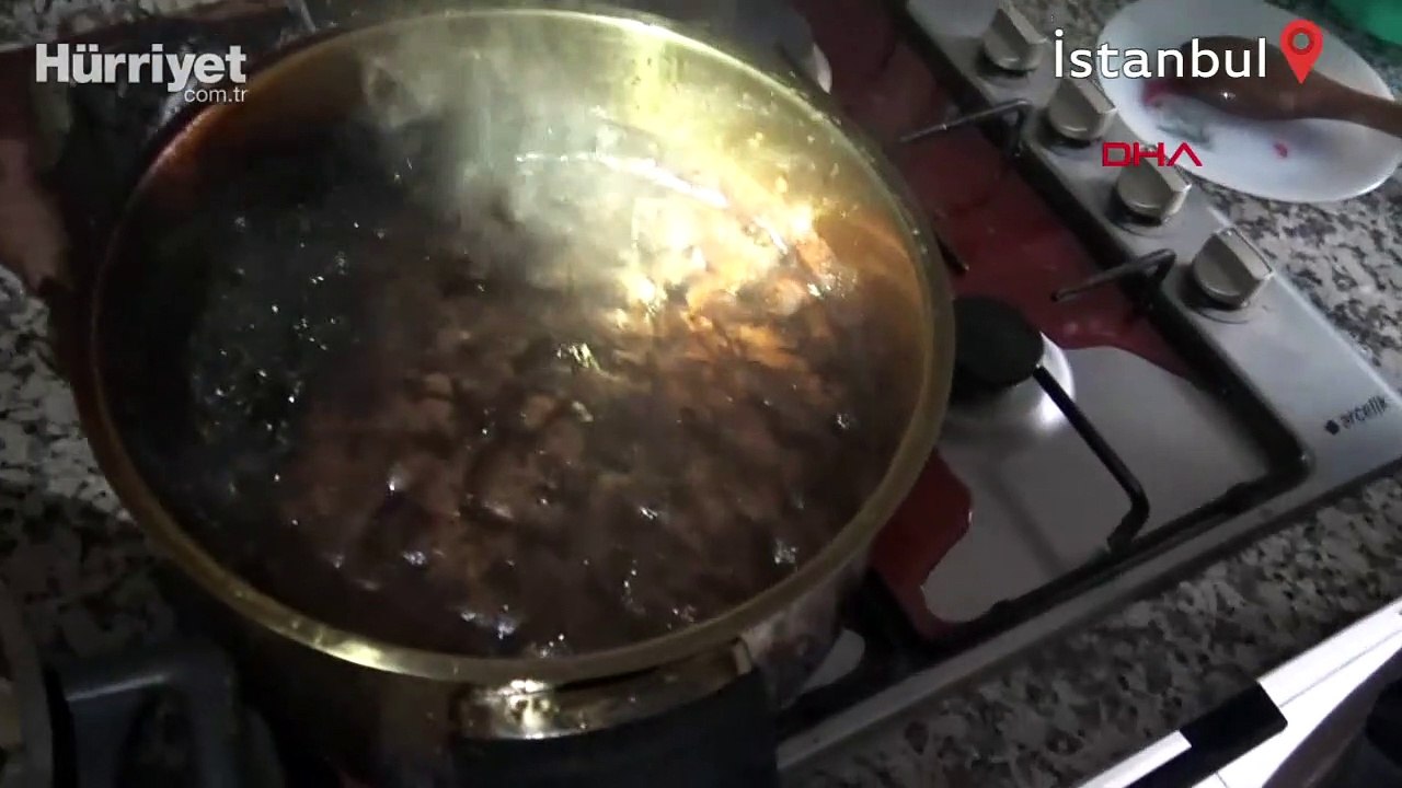 Reçel yapmak isterken ocakta unuttuğu tencere, yangına neden oldu