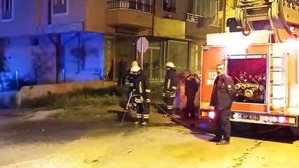 Elektrik panosu gürültüyle yanmaya başladı, ekipler alarma geçti