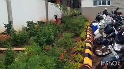 पौधों से सजा कसबापेट पुलिस थाना