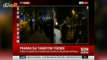 Fransa'da polisten TRT muhabirine Türkçe 'kenara çekilin' uyarısı