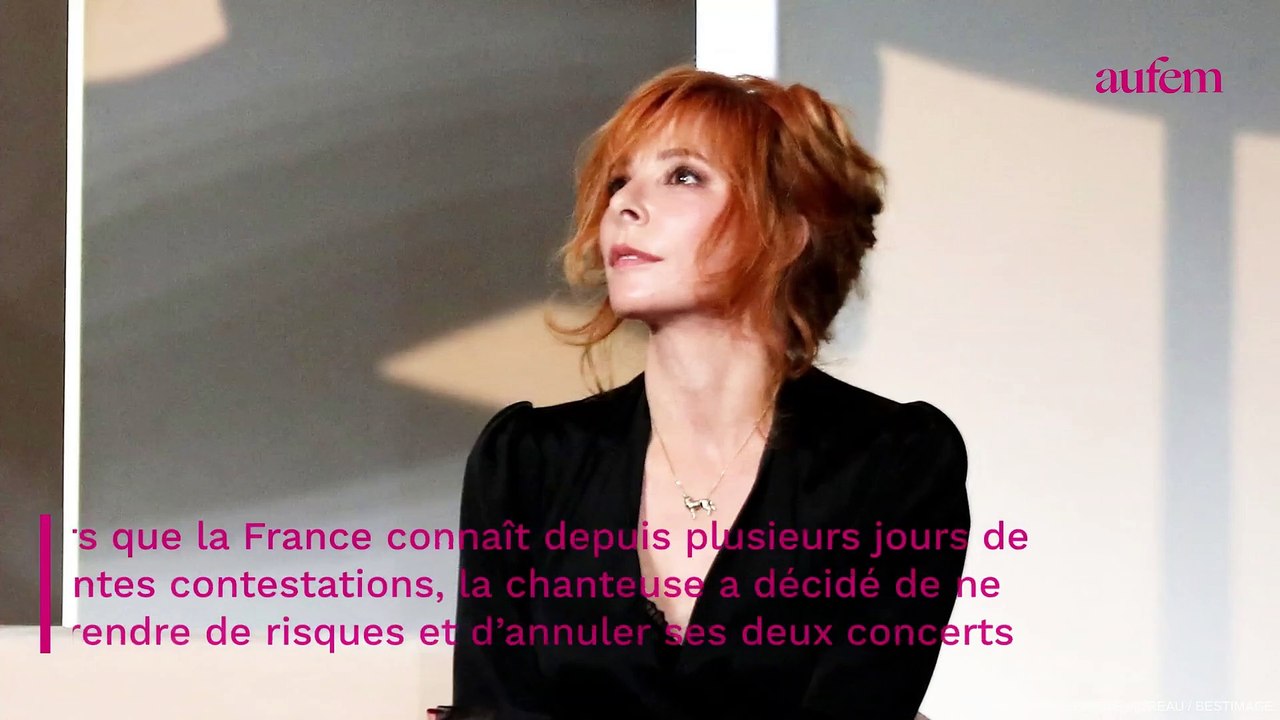 Mylène Farmer annule ses concerts aux stade de...