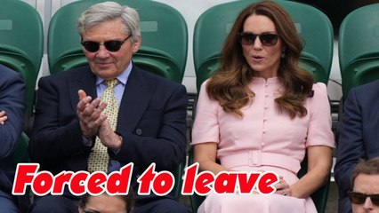 Kate Middleton forced to make a speedy exit from Wimbledon