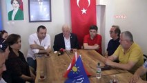 Le député du CHP Düzce, Talih Özcan, a rendu visite à la présidence du district d'Akçakoca du parti IYI