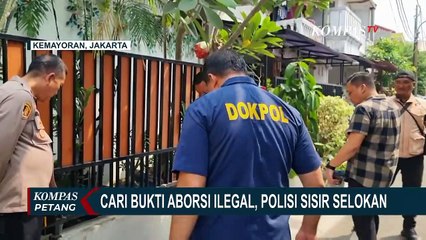 Buntut Temuan Sel Manusia, Polisi Lanjut Sisir Selokan Rumah Aborsi Ilegal