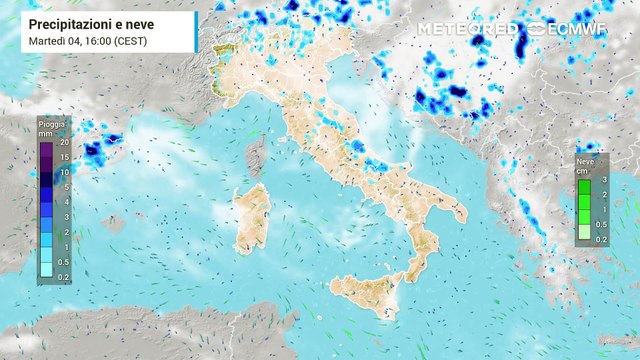 Temporali sul nord Italia