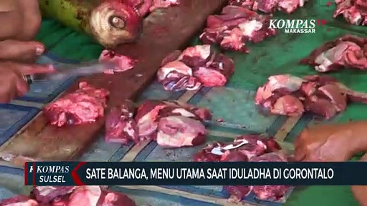 Sate Balanga, Menu Utama Saat Idul Adha di Gorontalo