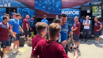 TRABZON - Trabzonspor, yurt dışı hazırlık kampı için Slovenya'ya gitti