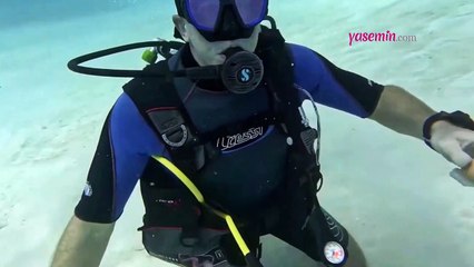 Denizin 12 metre derinliğinde kırılan yumurta bakın ne hale geldi? O görüntülere...