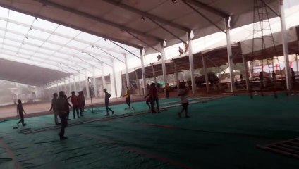 पीएम मोदी की सभा के लिए वाटरप्रूफ पंडाल तैयार