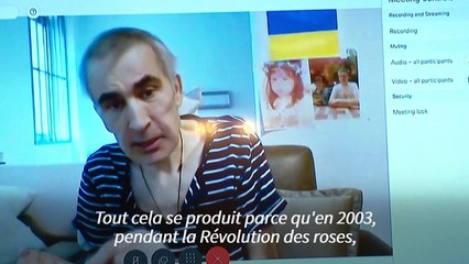 Géorgie: l'ex-président Saakachvili comparaît très amaigri au tribunal