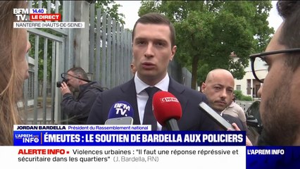 Jordan Bardella: "Ce n'est pas aux Français de payer pour les dégâts [des émeutes]"