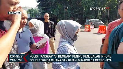 Si Kembar Penipu PO Iphone Murah Ditangkap, Keduanya Digiring ke Mapolda Metro Jaya