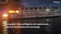 120 personnes sauvées d'un ferry en feu aux Philippines