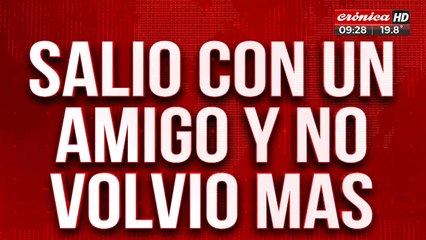 Desesperada búsqueda de Wally: salió con un amigo y no volvió más