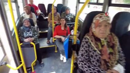 En büyük hayali şoför olmaktı: Belediye otobüsünde işini aşkla yapıyor
