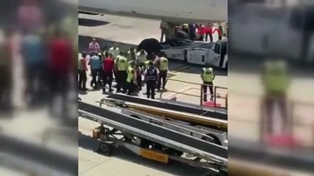 İsrailli yolcu havalimanını birbirine kattı