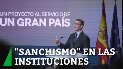 Feijóo afirma que liberará del "sanchismo" a todas las instituciones