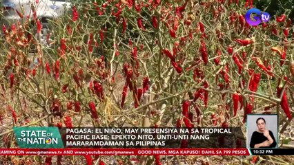 PAGASA: El Niño, may presensiya na sa Tropical Pacific Base; epekto nito, unti-unti nang mararamdaman sa Pilipinas | SONA